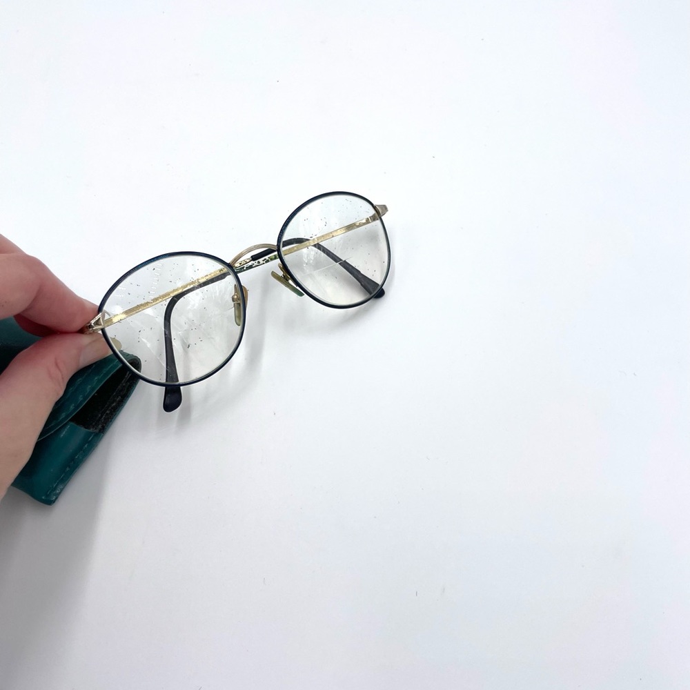 Authentic Ralph Lauren 537 Green Gold Eyeglasses 537